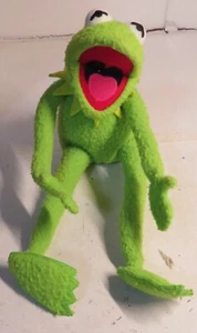 Vintage Applause Kermit der Frosch beweglich Plüschtier Jim Henson Muppets 12 Zoll - Bild 1 von 19