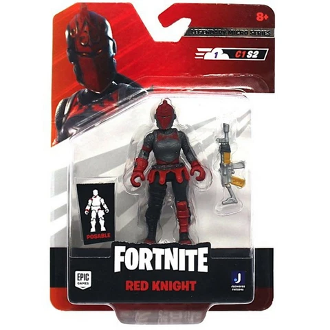 Fortnite Red Knight Legendary Micro Series 2.5" Action Figure New in Box Cover