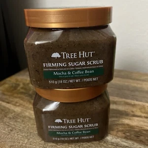 Tree Hut Firming Sugar Scrub Mocha & Coffee Bean 18 OZ Set of 2 jars BRAND NEW - Picture 1 of 4