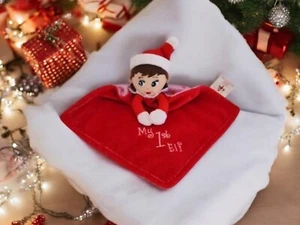 Elf On The Shelf Cuddler My 1st Elf Baby Security Blanket Lovey Rattle 2015 - Picture 1 of 7