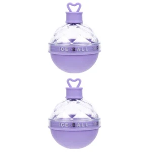 Set of 2 Kühlschrank Eisform Eiswürfelschale Kugeleisbehälter - Bild 1 von 12