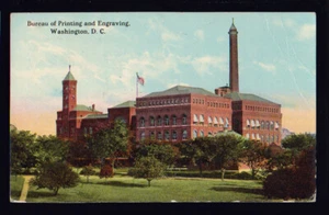 WASHINGTON DC 1919 Bureau of printing and Engraving Postcard - Bild 1 von 2