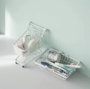 Mini shopping cart | Mini shopping basket |shopping cart toy | Stationery holder - Picture 1 of 8