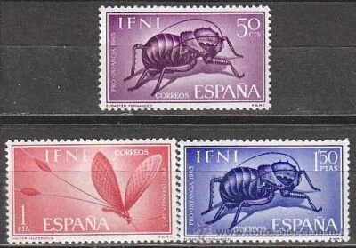 Spanish Ifni (1965) MNH stamps complete set "Pro Childhood"
