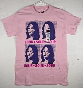 Talla M - Camiseta Olivia Rodrigo Pop Sour Grid Gráfica Hot Topic Rosa - Imagen 1 de 4