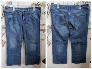 Vintage ESPRIT Denim 94017 Wide Straight Leg Low Rise Cotton Jeans 32 Y2K - Picture 1 of 2
