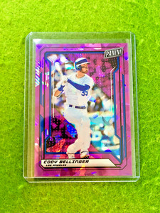 Cody Bellinger CRACKED ICE PRIZM # /99 CARD JERSEY #35 DODGERS 2019 National VIP
