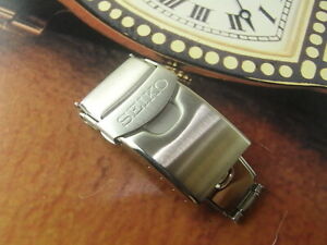 GENUINE NOS SEIKO 18MM DOUBLE LOCK CLASP FOR DIVER SCUBA WATCH BAND