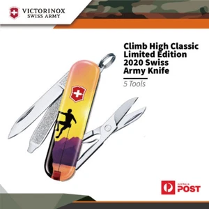 Victorinox 5 Tools Climb High Limited Edition 2020 Swiss Army Knife 35105l20ch - Picture 1 of 3