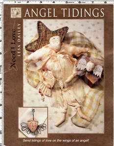 "Angel Tidings" Need'l Love Sewing Craft Dollmaking Leaflet Lesa Dailey NEW - Picture 1 of 2