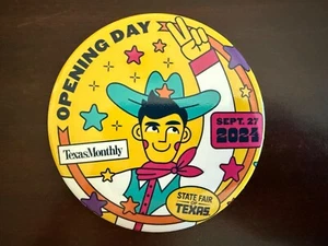 2024 STATE FAIR OF TEXAS OPENING DAY BUTTON - TEXAS STATE FAIR PINBACK - ✌🏻PLZ - Bild 1 von 6