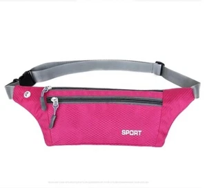 Waterproof Running Belt Fanny Pack Waist Pouch Outdoor Camping Hiking Zip Bag - Picture 1 of 19