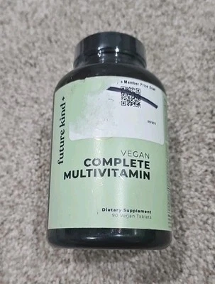 Multivitaminas veganas Future Kind completas (90 pestañas en botella reciclada) -...  Foto 1 de 2