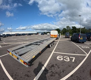 31ft alko trailer 3 axle car transporter - Picture 1 of 5