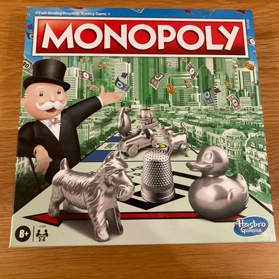 Monopoly Classic Board Game Fast Dealing Property Trading Game Hasbro (8+) - New - Image 1 of 2