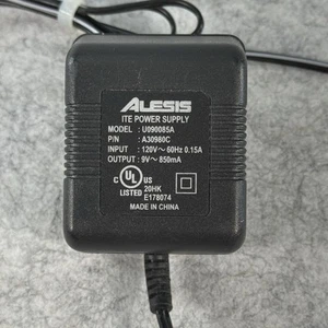 AC/AC Adapter For ALESIS Model: U090085A ITE Power Supply Cord Wall Home Charger - Afbeelding 1 van 3