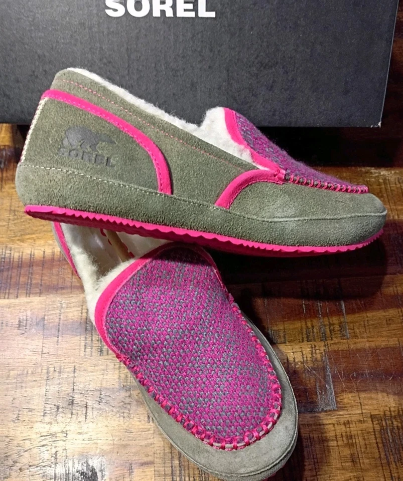 Mujer Sorel Tremblant 2 Gamuza Mocasín Aislante Nieve Zapatilla Interior Exterior Talla 9 Foto 1 de 4