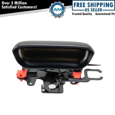 Rear Metal Tailgate Handle Smooth Black for 02-06 Chevrolet Avalanche - Image 1 of 3