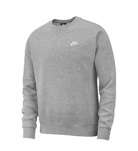 Nike Sportswear Club Fleece Grey Heather Crewneck Men's Size Medium-Tall NWT - Picture 1 of 7