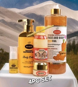 SKIN SECRET 4PC SET WHITENING SHOWER GEL+2in1 LOTION+FACE CREAM+SERUM ✅️ - Picture 1 of 3