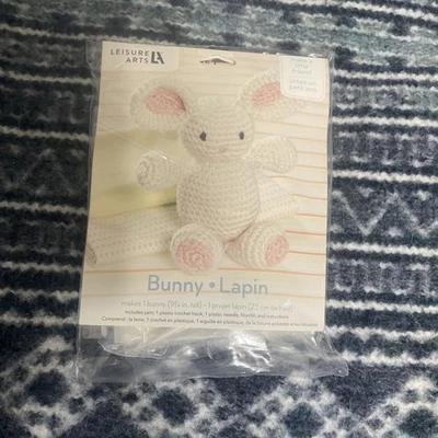 Leisure Arts Crochet Kit - Bunny 57173 - Little Friend Complete Kit New! - Image 1 of 2