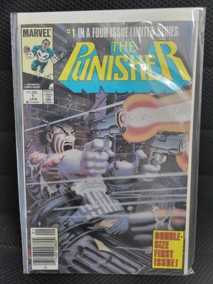 Rare 1985 Marvel Comics The Punisher #1 in 4, Limited Series Comic Book. - Image 1 of 3