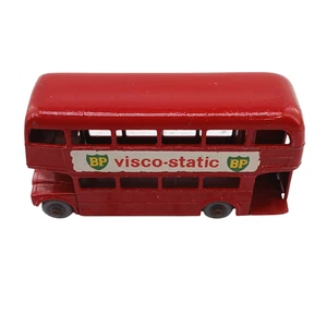 Vintage Lesney No 5 Routemaster roter Doppeldeckerbus BP Visco Static 60er Jahre - Bild 1 von 6