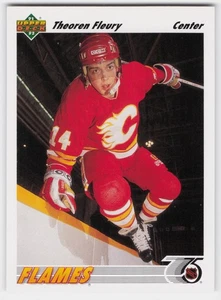 1991-92 Upper Deck #245b Theoren Fleury - Picture 1 of 2