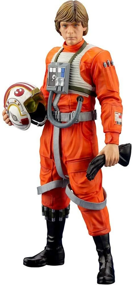 KOTOBUKIYA ARTFX+ Star Wars Uma Nova Esperança Luke Skywalker X-Wing Pilot PVC em escala 1/10 - Imagem 1 de 4