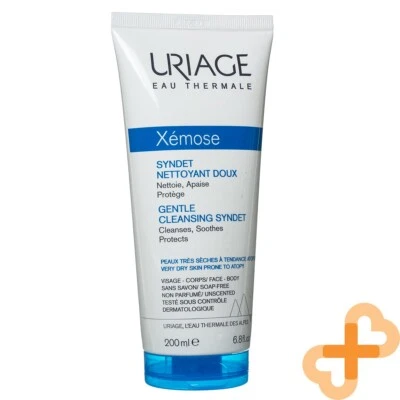 Uriage Xémose Gentle Cleansing Syndet 200ml Cleanse Soothe Dry Atopy Skin - Image 1 of 4