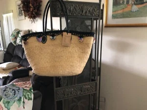 BOLSO DE MANO CON BORLAS INTELIGENTE CARRIAGE COMPANY $300 - NUEVO CON ETIQUETAS - Imagen 1 de 11