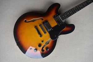 Guitarras Eléctricas Color Puesta de Sol Alta Calidad, Cuerpo de Arce, Cuello Núcleo Flor de Melocotón - Imagen 1 de 13