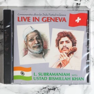 L. Subramaniam With Ustad Bismillah Khan - Live In Geneva (CD, 1991) - Picture 1 of 3