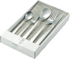 Tsubame SUNAO Dinner Cutlery Set 5 Pieces 18-8 Spoon Fork Knife MADE IN JAPAN - Picture 1 of 3