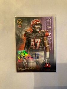 2015 Topps Valor Strength Paul Dawson Rookie Auto # 62/75 
