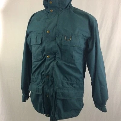De Colección Eddie Bauer Lana Forrada Montaña Parka XL Verde Invierno Abrigo Chaqueta Exterior Foto 1 de 4