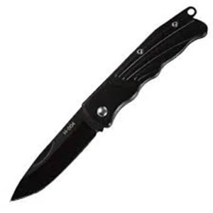 Pocket k Knife Folding Black Camping Hiking Survival Knives Fishing Camping - Picture 1 of 12