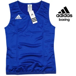 Adidas Mujer Boxeo Clásico Tank Top Box Shirt Artes Marciales Kickboxing Azul XS-XL - Imagen 1 de 6