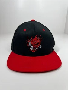 Cyberpunk 2077 cap hat black baseball Yupoong 110 adjustable one size fits most - Picture 1 of 13