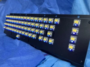 MechBoard64 LED Commodore Mechanical Keyboard - Assembled Version - Blue - Picture 1 of 5