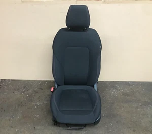 FORD FIESTA 5 DOOR PASSENGER FRONT FABRIC SEAT RED + GREY STITCH 2017 2018 C1645 - Picture 1 of 15