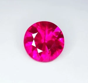 Gemas sueltas de zafiro rosa natural 12 mm certificadas calidad A+ gema transparente - Imagen 1 de 11