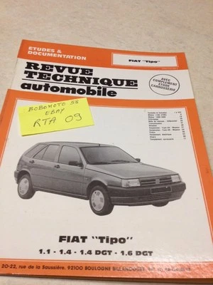 Revisione Tecnica Automobile Fiat Tipo 1.1 Fire 1.4, 1.4 E 1.6 Dgt Éd. 89 - Immagine 1 di 4