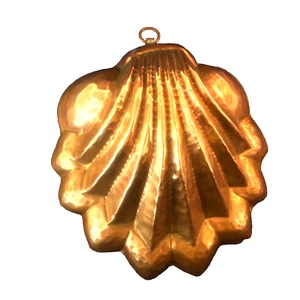 KUPFERSCHALE FORM JELLO FORM KÜCHE WAND DEKOR 9"X8"X3" HOCHWERTIGE HERSTELLUNG - Bild 1 von 12