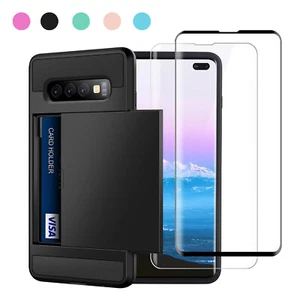 For Samsung S10e Samsung S10 Samsung S10 Plus Wallet Case Card Slot Full Cover - Picture 1 of 31