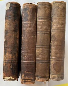 4 Volumes Pennsylvania Archives Third Series Vol VII, VIII, IX, X 1896 - Picture 1 of 11