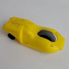 Vintage JVZ CO 1960s Yellow Plastic Toy Car 'Flywheel Racers' Made In USA L👀k!