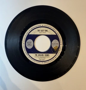 THE ROLLING STONES -THE LAST TIME /PLAY WITH FIRE 7" 1965 LONDON RECORDS - Picture 1 of 2