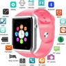 Pink Bluetooth Smart Wrist Watch A1 , Android Samsung iPhone Adults & children