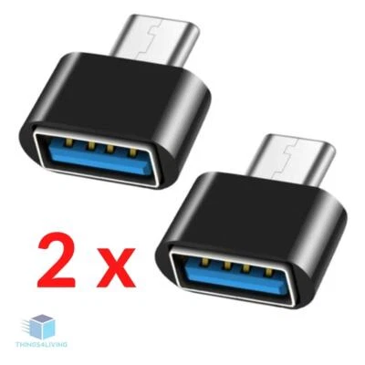 USB C auf USB A Adapter OTG USB-Stick ~ Samsung Xiaomi MacBook Buchse Z113 - Bild 1 von 4